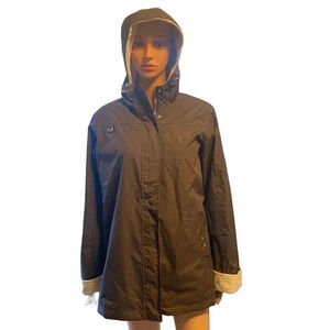Free Country Soft shell Winter Brown coat/jacket women size M/L Full Zip Pocket